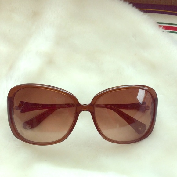 coach brown sunglasses